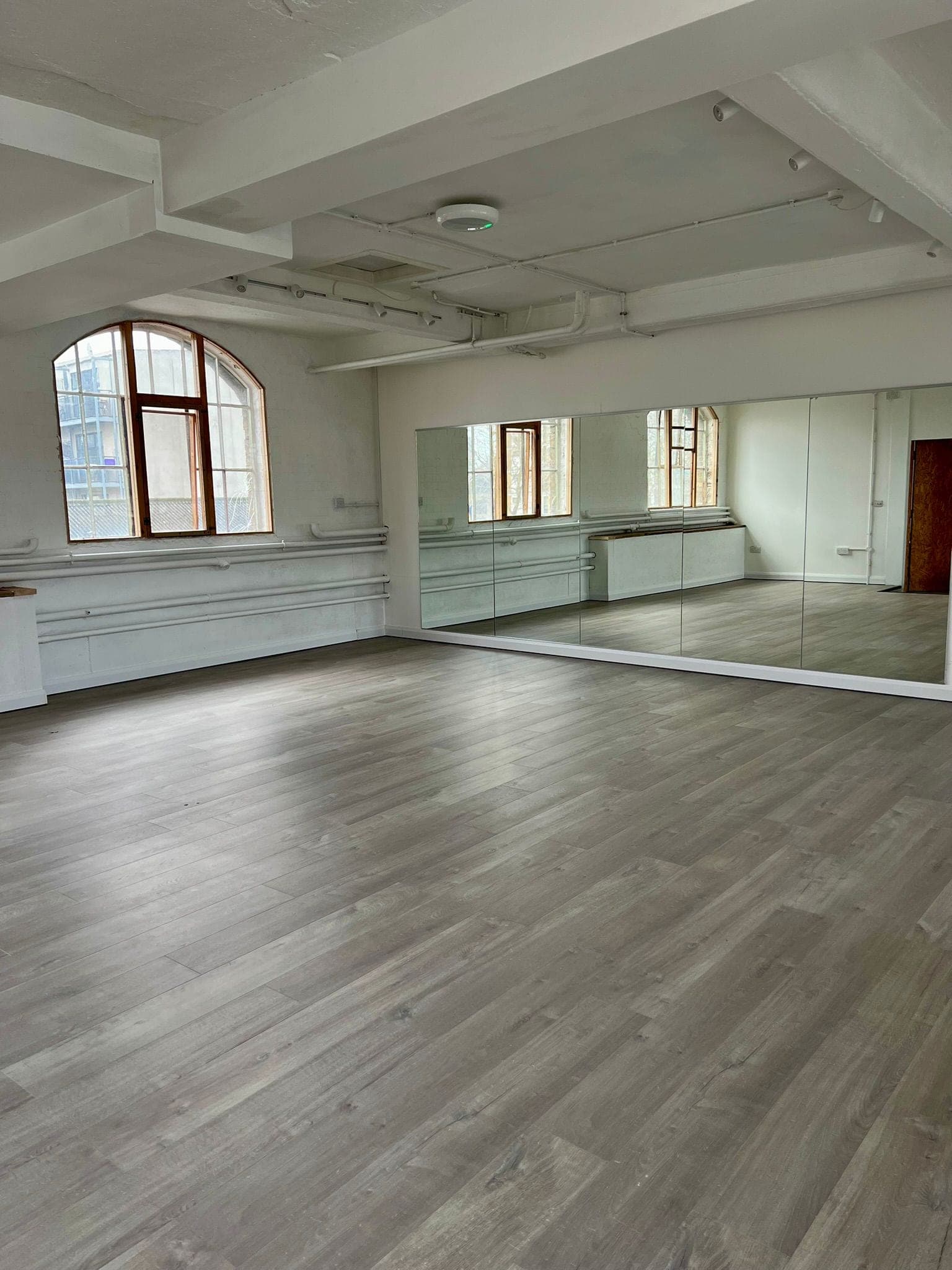 Studio 49. Vertical wide shot with natural light